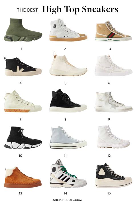 highest rated high top sneakers.